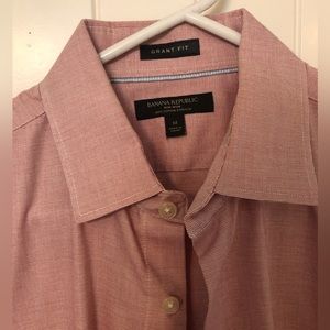 Men’s red dress shirt